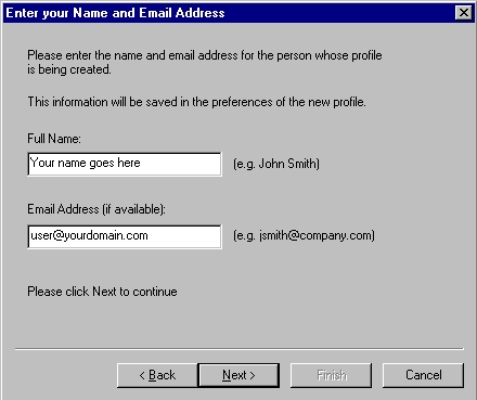 Setting Up Netscape Messenger