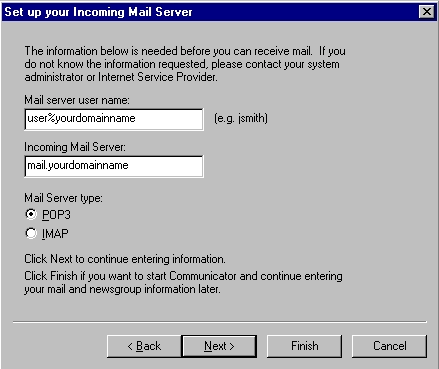 Setting Up Netscape Messenger